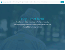 Tablet Screenshot of human-care.nu